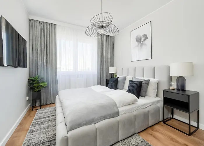 Piekny Apartament Wichrowa - 2 Sypialnie Free Garage Wroclaw By Noclegi Renters